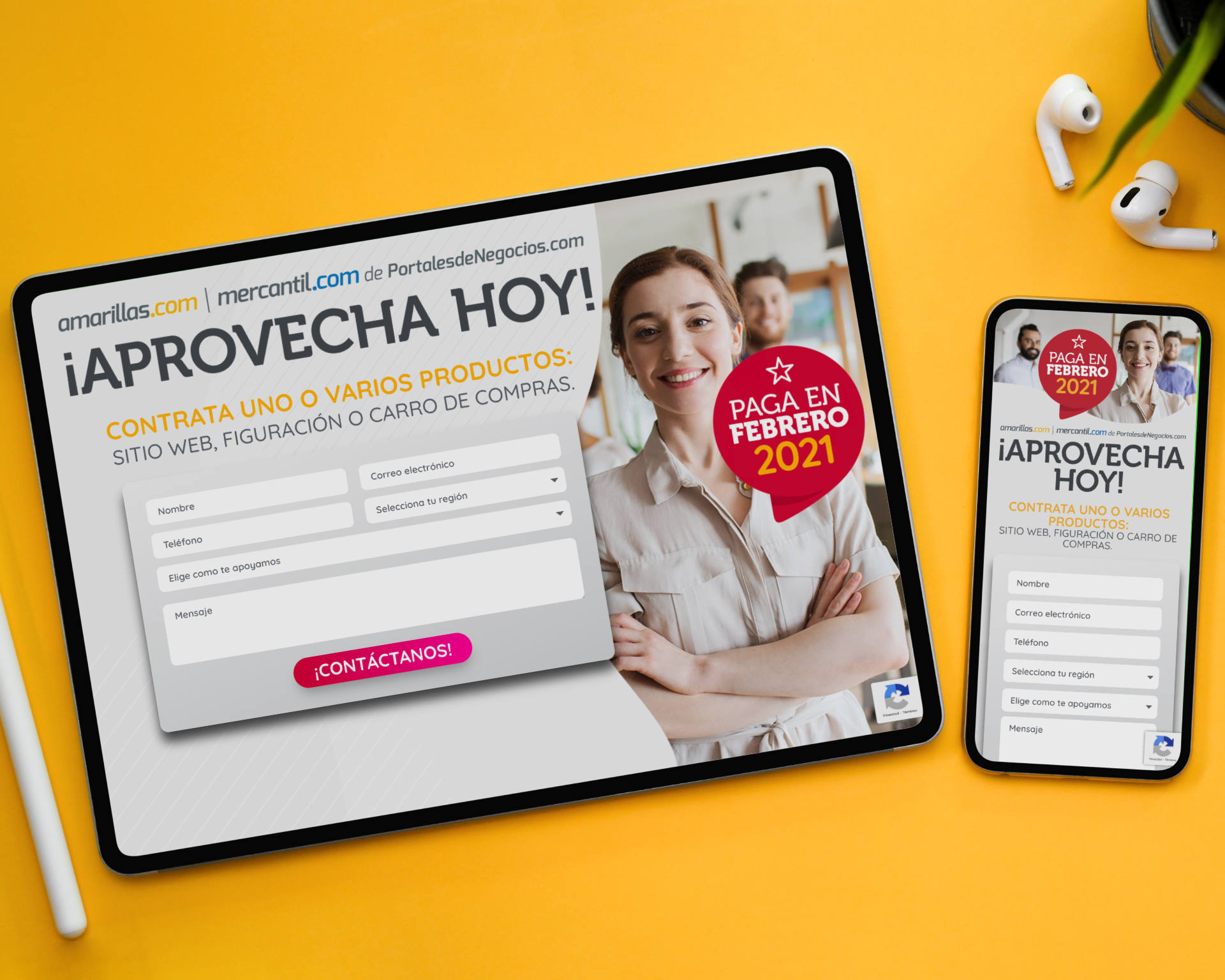 Landing pages - Ringeling Creativo